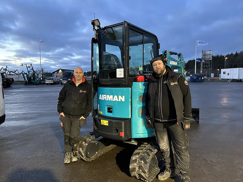 Ansvariga för grävfirma i Norrköping som arbetar med dränering i Linköping.